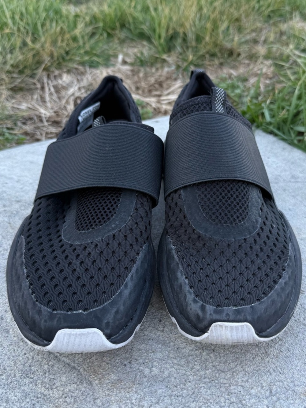 SOREL kinetic impact strap sneakers shoes black size 9